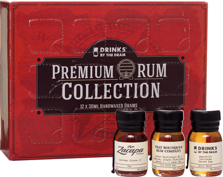 Drinks by the Dram 12 Dram Premium Rum Collection, GIFT