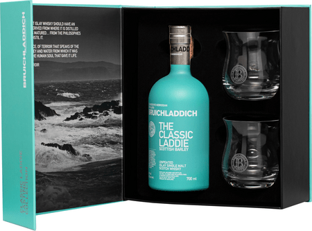 Bruichladdich The Classic Laddie + 2 poháre, GIFT