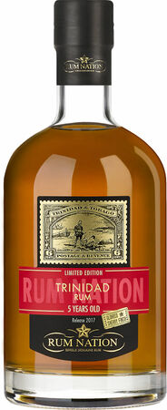 Rum Nation Trinidad 5 Y.O. Sherry Finish, GIFT