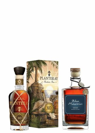 Planteray XO 20th Anniversary, GIFT + Blue Mauritius Gold Rum