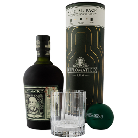 Diplomático Reserva Exclusiva 12 Y.O. Old Fashioned SET, GIFT