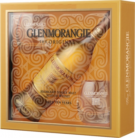 Glenmorangie Original 10 Y.O. + 2 poháre, GIFT