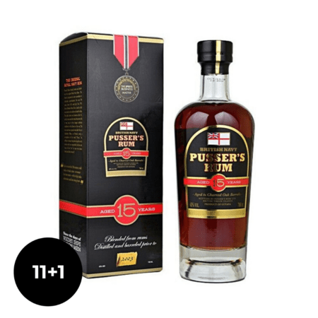 11 + 1 | Pusser&#039;s Rum 15 Y.O., GIFT