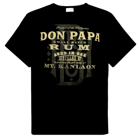 Don Papa - tričko L čierne 