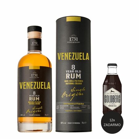 1731 Venezuela 8 Y.O., GIFT + 12 x Goldberg Premium Cola ZADARMO