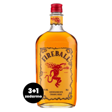 3 + 1 | Fireball Cinnamon Whisky Liqueur