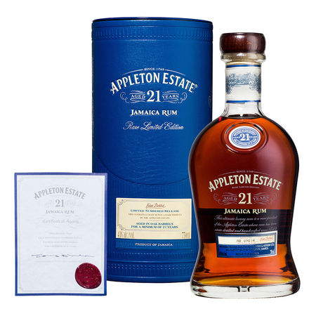 Appleton Estate Special Jamaican Rum 21 Y.O., GIFT