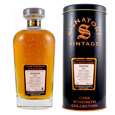 Signatory Deanston 2007 Aged 13 Years, GIFT
