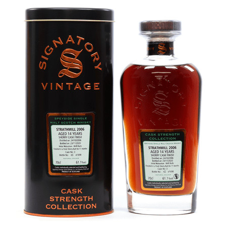 Signatory Strathmill 2006 Aged 14 Years, GIFT