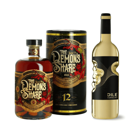 The Demon&#039;s Share Rum 12 Y.O. + Dilé Rosso Supreme