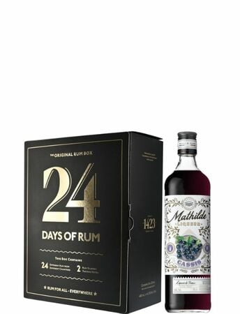 Rumový kalendár – 24 Days of Rum (2024), GIFT + Mathilde Liqueur Cassis ZADARMO