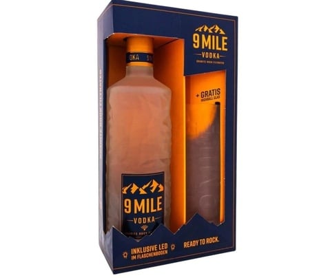 9 Mile Vodka, GLASS SET