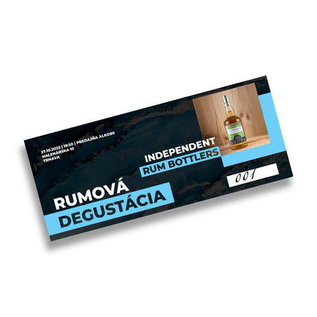 VSTUPENKA: Rumová degustácia vol.13