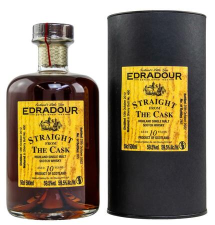 Edradour 2012 10 Y.O., Straight from the Cask, GIFT