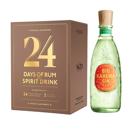 Rumový kalendár – 24 Days of Rum Mocha Edition (2025) + Big Kahuna Gin Pineapple ZADARMO