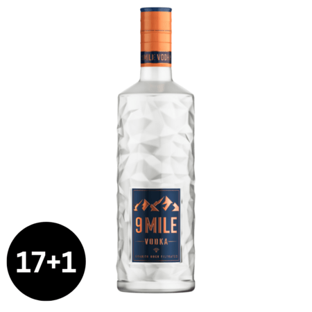 17 + 1 | 9 Mile Vodka 0,7 L