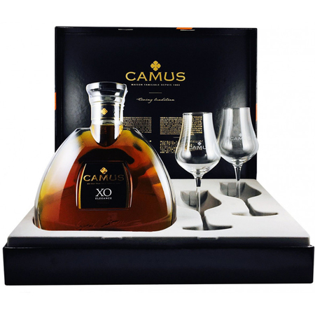 Camus XO Elegance Cognac + 2 poháre, GIFT