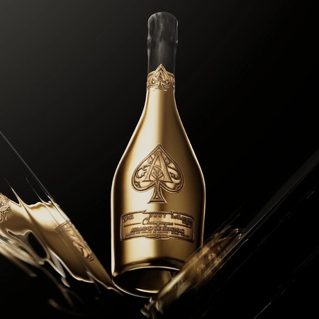 Armand de Brignac Brut Gold, drevená kazeta 1,5 L