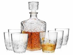 Karafa na rum &amp; whisky + 6 pohárikov, No.2