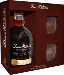 Dos Maderas 5+5 Y.O. + 2 poháre, GIFT