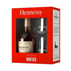 Hennessy VS + 2 poháriky, GIFT