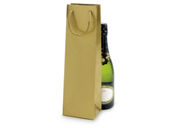 Darčeková taška - malá, zlatá