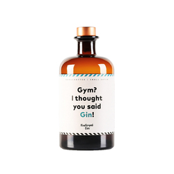 Gym? I Thought You Said Gin!