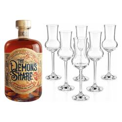 The Demon's Share + Rumové poháre Aveiro, 7 cl, 6ks