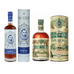 Don Papa Baroko, GIFT + Ron Cristóbal Pinta 6-8 Y.O., GIFT