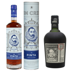 Diplomático Reserva Exclusiva 12 Y.O. + Ron Cristóbal Pinta 6-8 Y.O., GIFT