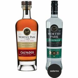  Worthy Park Special Cask Calvados 10 Y.O. + Worthy Park White Overproof ZADARMO